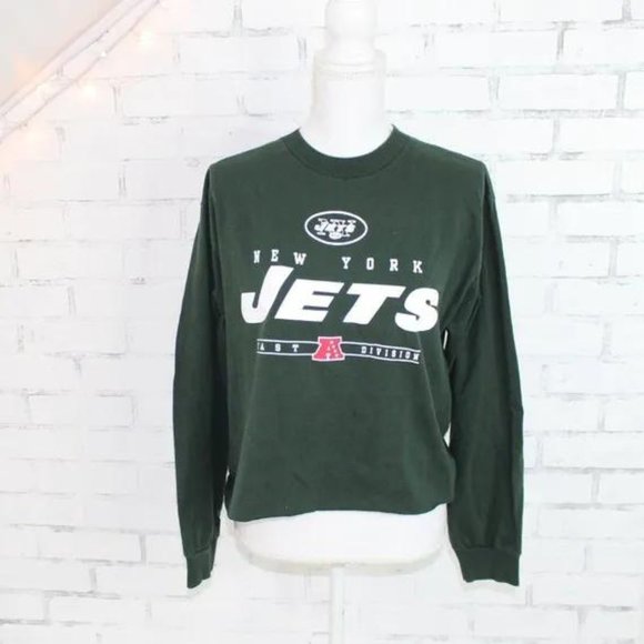 New York Jets Football Vintage Graphic Long Sleeve t-shirt (RARE one of a kind) - Picture 1 of 1